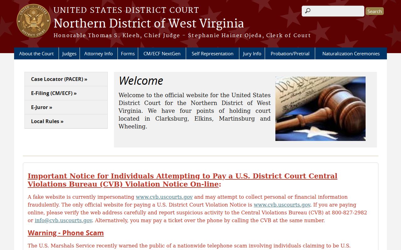 Paw Paw criminal history federal court jurisdiction channel