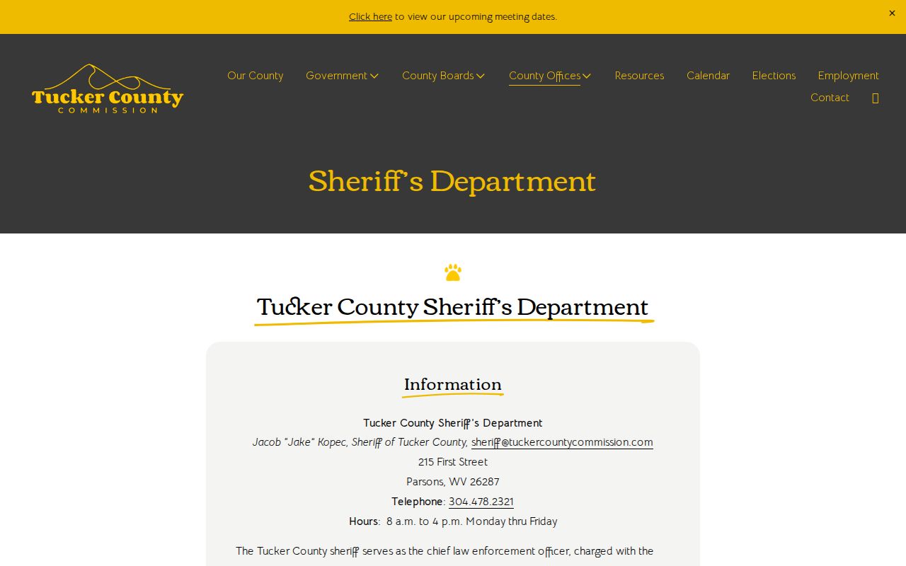 Morgan County sheriff's office